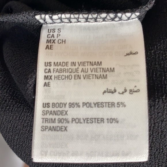 INC Short-Sleeve Asymmetric Illusion Top - Picture 7 of 8